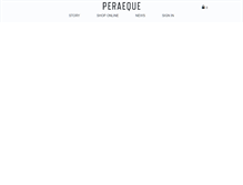 Tablet Screenshot of peraeque.com